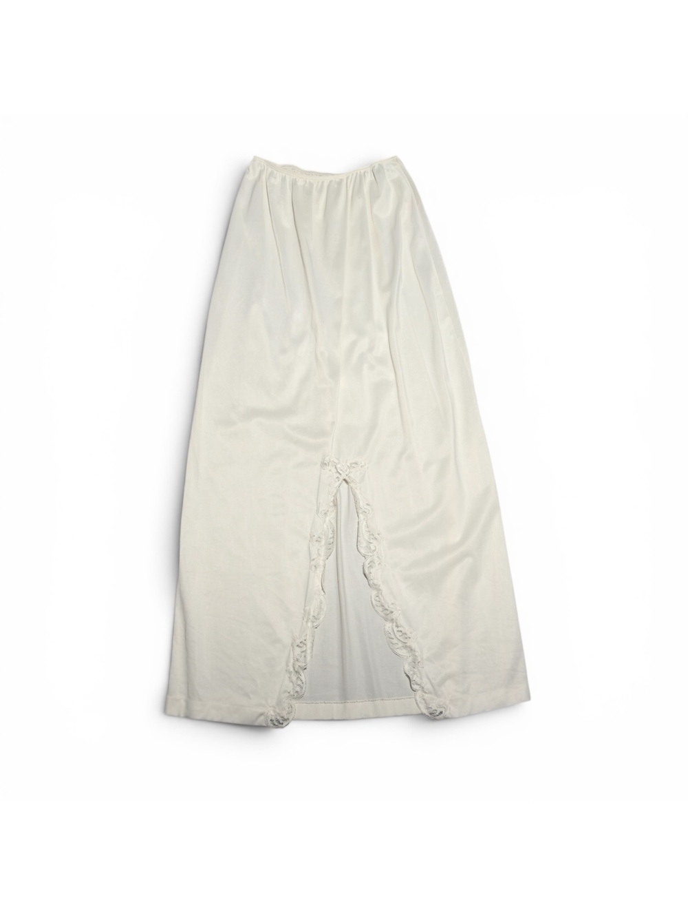 Vintage Sears Nylon Lace Trim Slip Skirt S